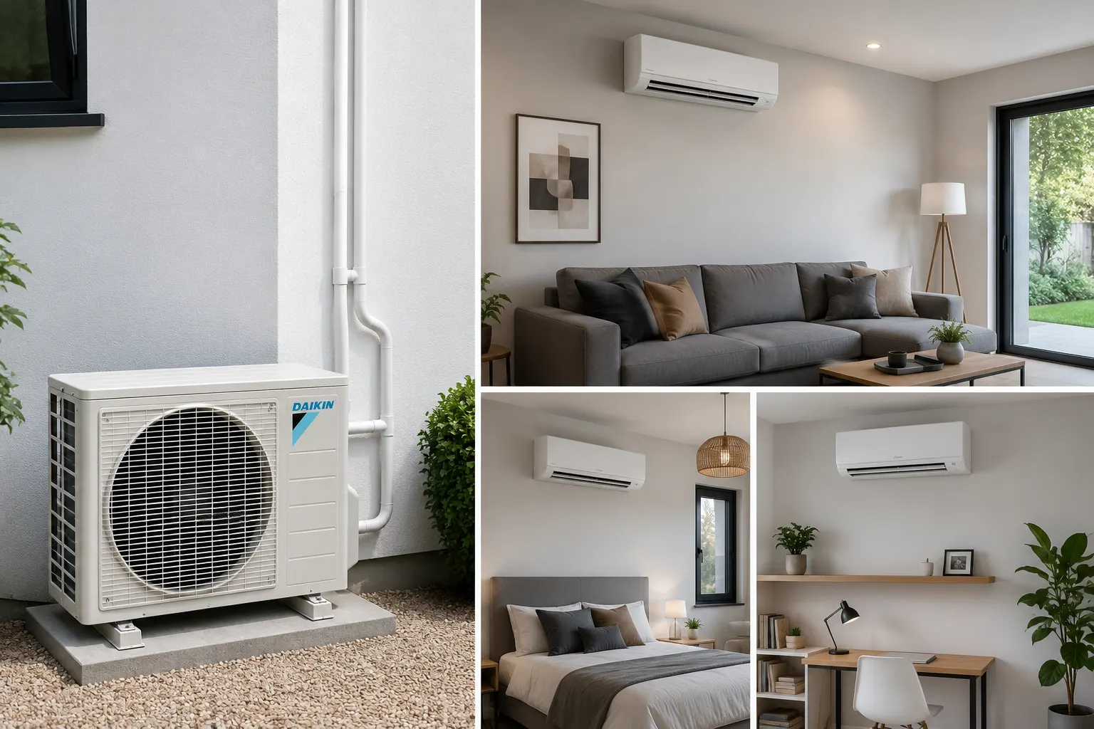 Installation de climatisation réalisée par Dispac Énergies à Bayonne