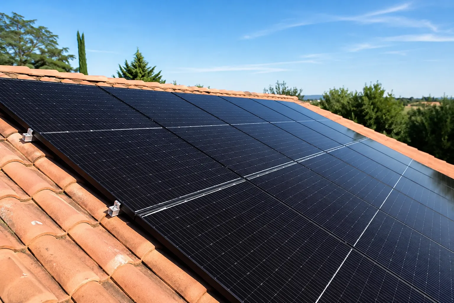 Installation de panneaux photovoltaïques réalisée par Dispac Énergies à Bayonne