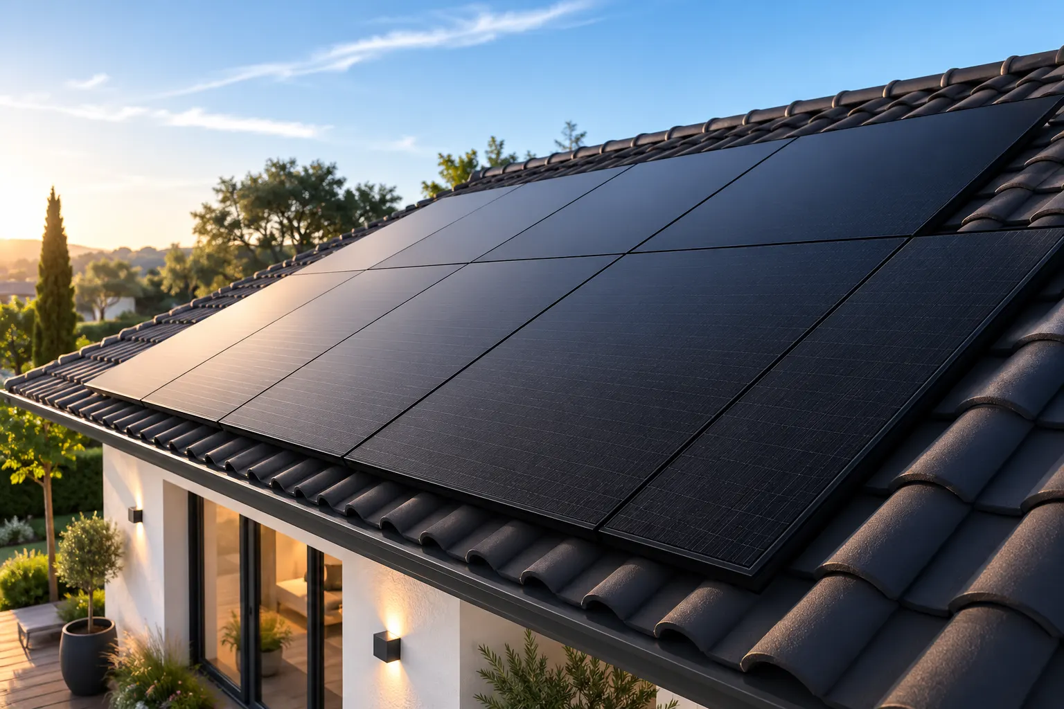 Travaux de panneaux photovoltaïques par les techniciens Dispac Énergies