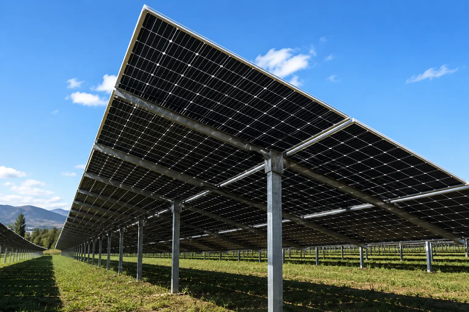 Travaux de panneaux photovoltaïques par les techniciens Dispac Énergies
