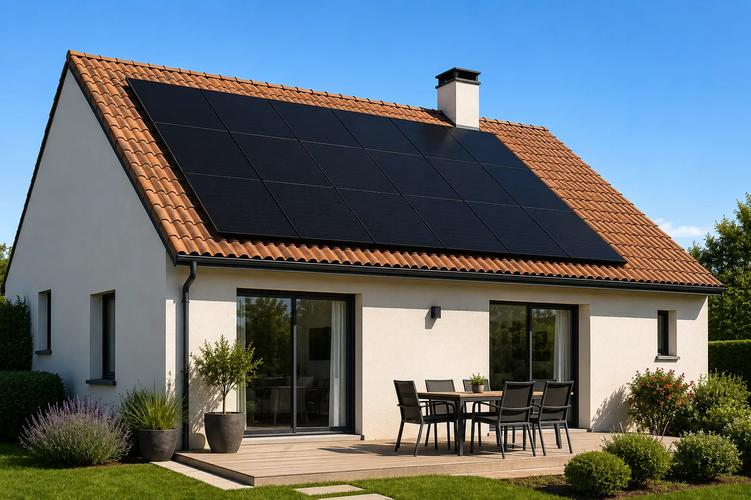 Solution de panneaux photovoltaïques proposée par Dispac Énergies dans les Landes