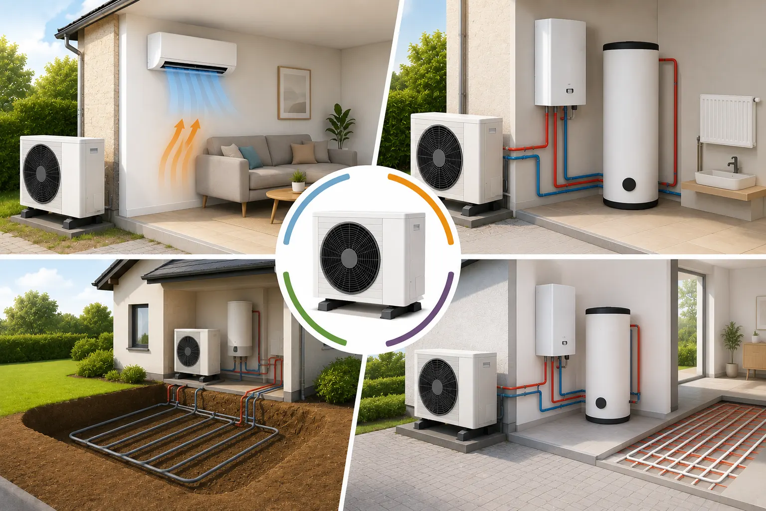 Installation de pompe à chaleur et climatisation réalisée par Dispac Énergies à Bayonne
