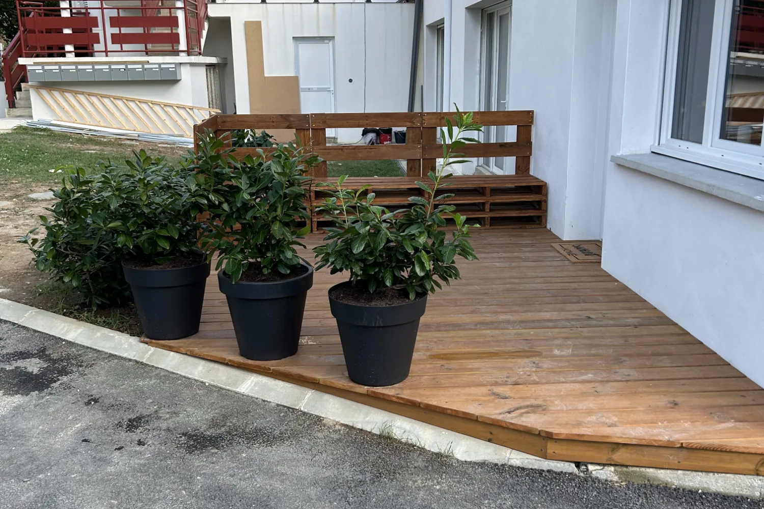 Extension de maison avec terrasse bois à Hossegor